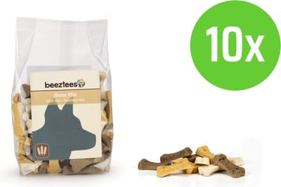 Beeztees Kluif Mix - hondenkoekjes - 400 gram - 10 verpakkingen