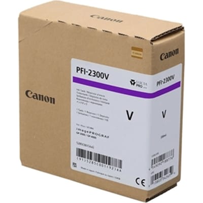 Canon PFI-2300V inktcartridge hoge capaciteit paars (origineel)