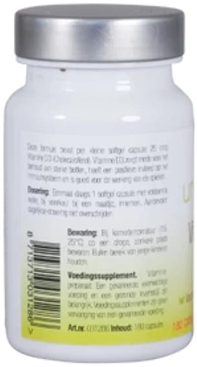 Unipharma Vitamine D3 25mcg - 180 capsules