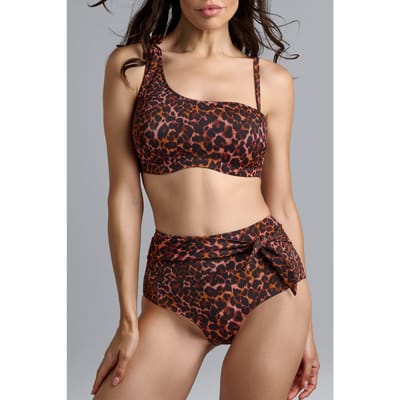 Marlies Dekkers Jungle Diva Brown And Dark Orange Briefs Size: 3XL | Bikinis Outlet | Dames | Bruin
