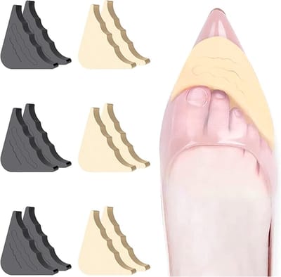 Daity Herbruikbare teenkussentjes - verstelbare teenpluggen voor hoge hakken - platte schoenen en sneakers voor heren en dames (6paar)