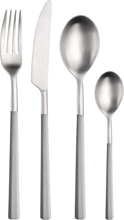 Pintinox Hive Taupe 24-Delige Bestekset - Rvs & ABS