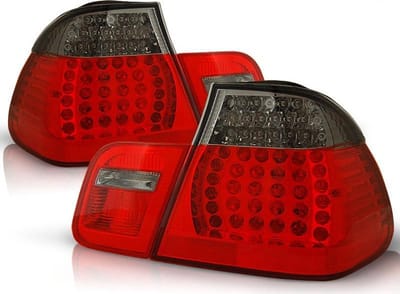 Achterlichten BMW E46 05 98-08 01 SEDAN ROOD SMOKE LED