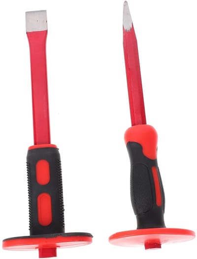 Betonnen Hamer - Koudbeitel Metselwerk - Zware Klussen - Ergonomisch Antislip Handvat - 30cm Lengte - Zwart Grijs
