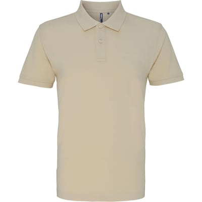 Asquith & Fox Heren Poloshirt met korte mouwen (Natuurlijk)