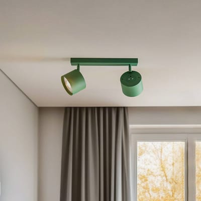 Argon Plafondspot Chloe verstelbaar 2-lamps, groen