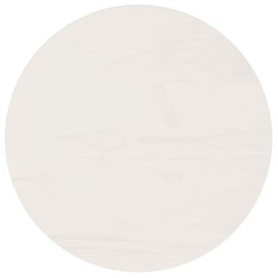 vidaXL - Tafelblad - Ø40x2,5 - cm - massief - grenenhout - wit