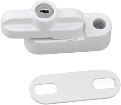Dailygoods- Raambeveiligingsslot Sterke Antidiefstalprestaties - Aluminium Beveiligingsslot - Veiligheid Ramen - Duurzaam Ontwerp - Comfortabel Gebruik - Hoge Slijtvastheid - Raamvergrendeling