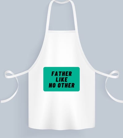 Akyol - father like no other Keukenschort - Vader - geweldige vader - niemand anders - verjaardag - cadeau - kado - bedankje - geschenk - 82 bij 71 cm