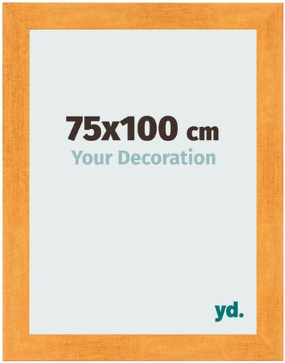 Your Decoration - Fotolijst 75x100 cm - MDF - Oranje - Pisa