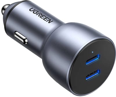 Ugreen Autolader 2X Usb-C 36W Voor Samsung Huaw