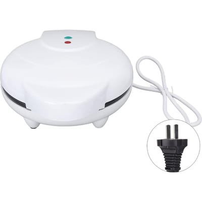 Mini Donut Maker 7 Gaten SUS Aluminium Anti-aanbak Elektrische Donut Maker Machine voor Thuis Ontbijt L(for 6.5-9kg)