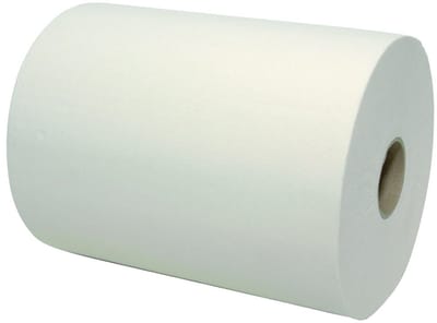 6st mini matic rollen XL wit 6rollen Ø18,2cm 100% cellulose wit T7 + dop (8309000)
