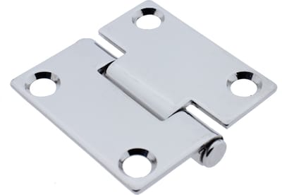 Luikscharnier - 50x50x2 - Rvs 304 - Knoop onder