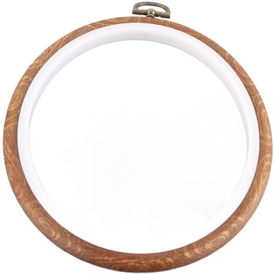 Borduurring Hout Cirkel Kruissteek Ringen voor DIY Borduren Naaien white