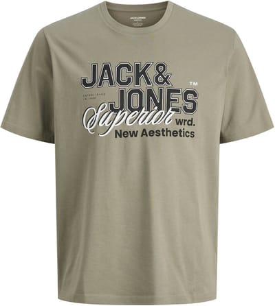 JACK&JONES - JJELOGO TEE SS O-NECK 2 COL SS26 SN - Heren - T-shirts