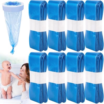 Navulverpakking voor luieremmer - 8 stuks met geurremmer en 4 lagen, ideaal voor gezinnen met baby's