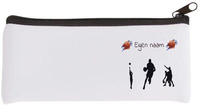 Akyol - basketbal met eigen naam - Etui - Basketbal - jongens en meisjes - cadeau - verjaardag - geschenk - gepersonaliseerd - jongens en meisjes - 20 bij 9 cm