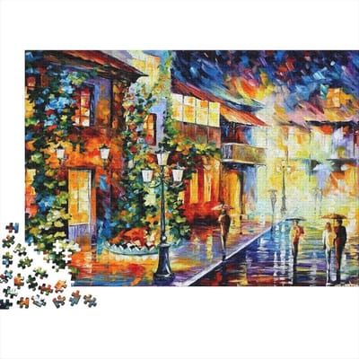 Landschap Legpuzzel - Puzzel Volwassenen Familiepuzzel - Ontspanning en Plezier - Unieke Vormen Per Stuk - 75 x 50 cm