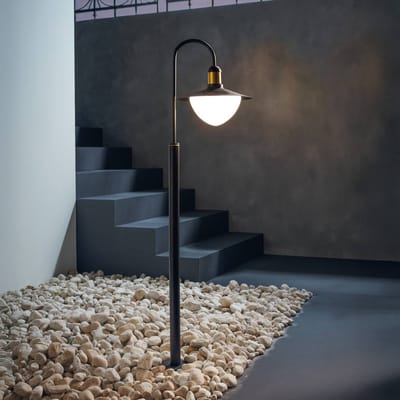 EGLO SIRMIONE Buitengebruik vloerverlichting Zwart, Goud E27