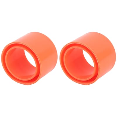 2 STuks Hengelhouder Buis Inzet Beschermer Rubberen Buis Dop voor 2 Inch Buis Hengelhouder Rek Blauw oranje