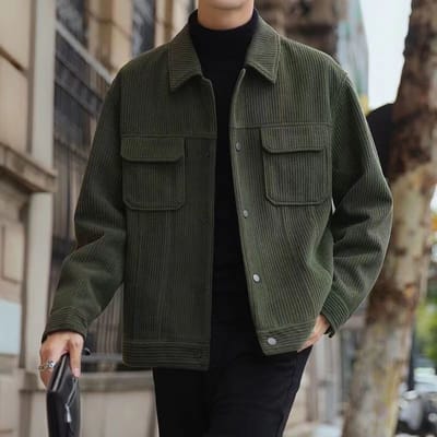 Lente en Herfst Reversjas Casual Los Fleece Heren Topjas M black