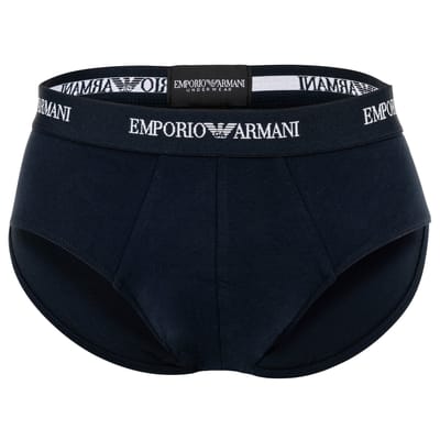 Emporio Armani 3P herenslips basic blauw
