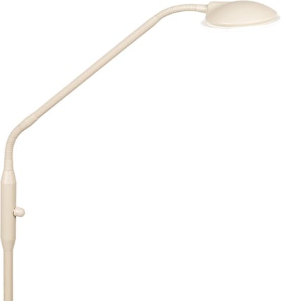 Lumidora Vloerlamp 75078 - INDIA - Ingebouwd LED - 5.0 Watt - 450 Lumen - 2700 Kelvin - Beige - Zand - Metaal - Met dimmer