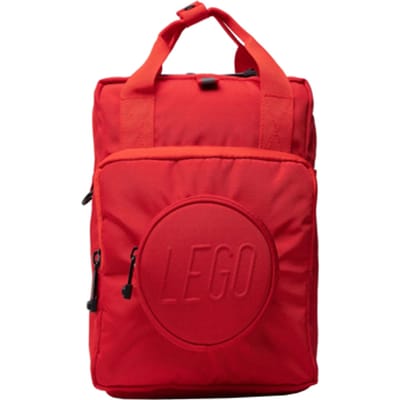 Lego - Signature Kinder School Rugzak - 1x1 Legoblokje - 7 Liter Inhoud - Helder Rood