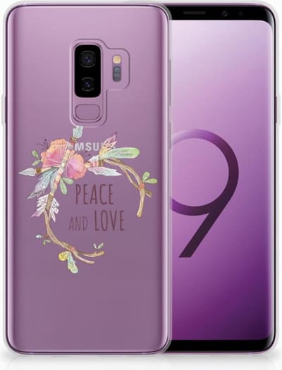 Samsung Galaxy S9 Plus Telefoonhoesje met Naam Boho Text