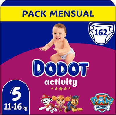 Baby Luiers Maat 5 (11-16 kg) - Groot Pak van 162 Stuks