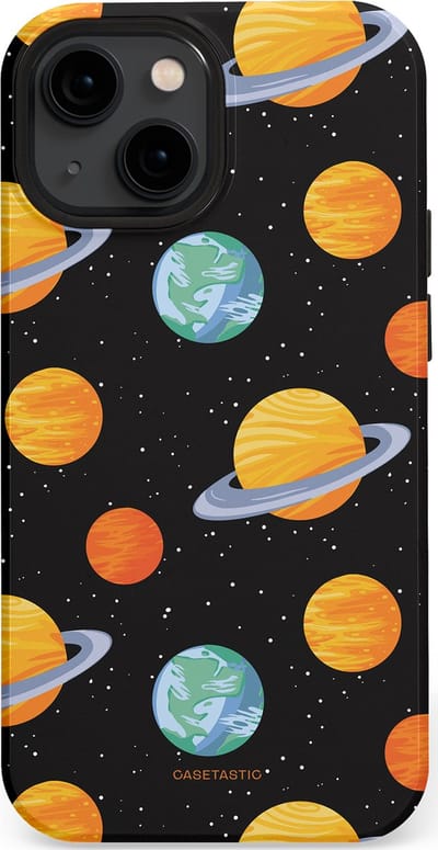 Casetastic Hoesje Geschikt voor Apple iPhone 13 Mini Magsafe - Stijlvolle Beschermende Duo-layer Case - Universum reis