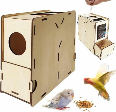 Graan Scheider - Vogelvoer Reiniger - Voer Voorbereiden - Ingebouwde Lade - 220 x 180 x 90 mm - Standaard
