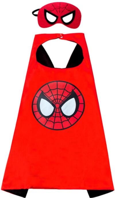 Joya Kids® Spinnen Superheld Cape en Masker Set | Superhelden verkleedpak | Spider pak | Cape | Masker | Kostuum jongens