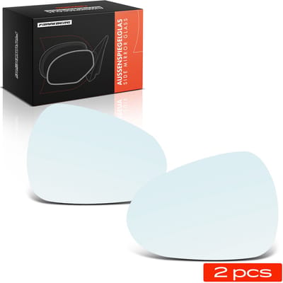 Frankberg 2x Spiegelglas Buitenspiegel Voor voor Seat