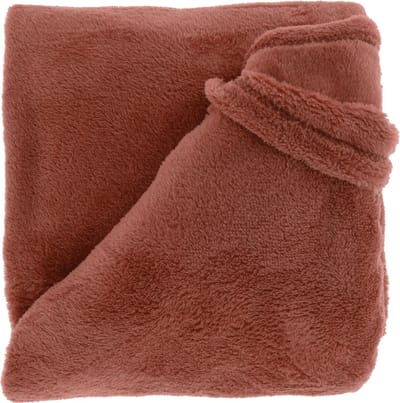 Unique Living Plaid Justin - Polyester - Rood - 150 x 200 x 0 cm (BxHxD)