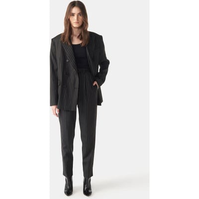 IRO Paris Gouvy Trouser Black/grey Größe: XS | Stoffhosen Outlet | Damen | Schwarz