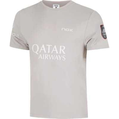 Nox T-shirt AT10 Sponsors 25 Lichtgrijs - M