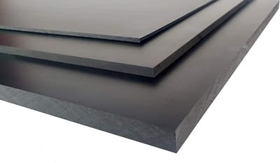 Kunststof Plaat - Polyethyleen Sheet - Constructie Werk - Hoge Slagvastheid - 2000 x 1000 mm - Zwart