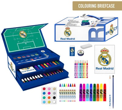 Real Madrid CF briefpapier set in koffer