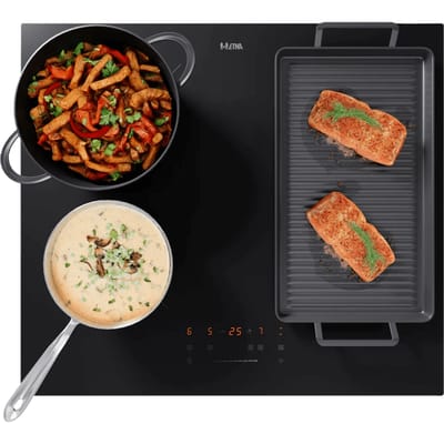 ETNA KIF360ZT - Inductiekookplaat (60 cm) - Koppelbare flexzones - 4 kookzones - Centrale slider - Kinderslot