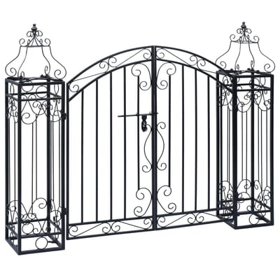 Decoratieve Tuinpoort Smeedijzer 122 * 20,5 * 100 cm