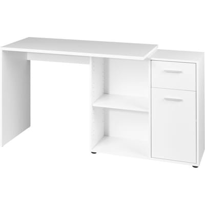 LIVARNO Bureau met kastelement - wit