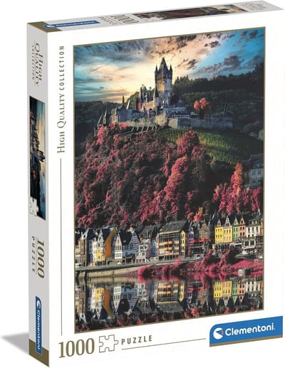 Legpuzzel Kasteel - Landschap Puzzel - Ontspanning Thuis - Glow in the Dark - 69x50cm - Veelkleurig