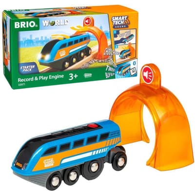 BRIO Smart Tech Sound Record & Play-locomotief - Trein voor 3+ jaar - 33971