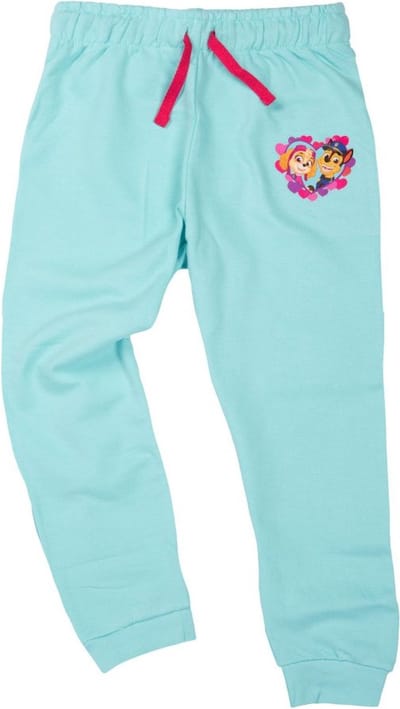 Paw Patrol Joggingbroek - Skye&Chase - Mintgroen - Katoen - Maat 98/104