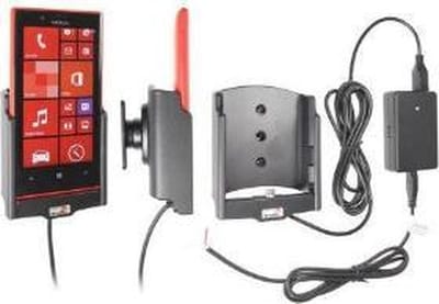 Brodit houder geschikt voor Nokia Lumia 720 Actieve houder met vaste voeding. Let op: Uitlopend artikel, Kan niet retour!