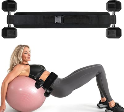 Verstelbare Heup Thrust Riem voor Dumbbells en Kettlebells, Ideaal voor Bilspiertraining en Krachttraining met Gewichten