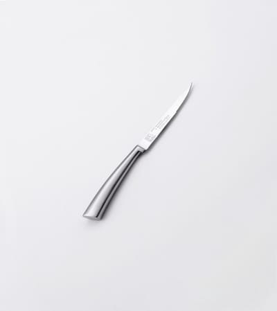knIndustrie BE-KNIFE Steakmes met Kartelrand - Roestvrijstaal Bestekmes voor Vlees 121mm Kwaliteit Gemaakt in Italië