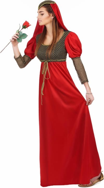 Middeleeuws kostuum voor vrouwen - Verkleedkleding - XL